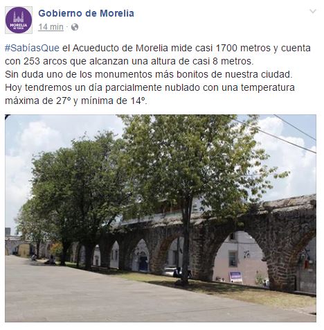 Confunde fanpage Gobierno de Morelia Tesorería de la UMSNH ... - Quadratín Michoacán