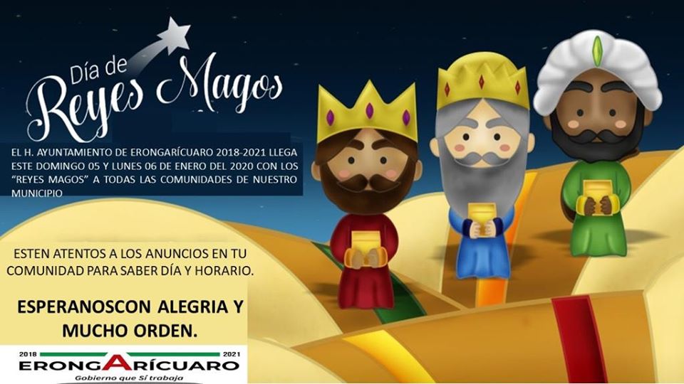 Llegarán los Reyes Magos a todas las comunidades de Erongarícuaro ...