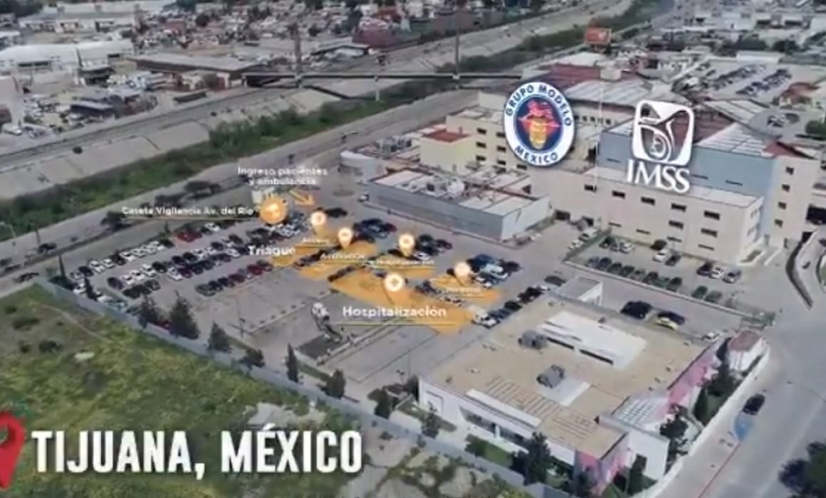 Salud! Grupo Modelo e IMSS arman hospital temporal Covid 19 en Tijuana