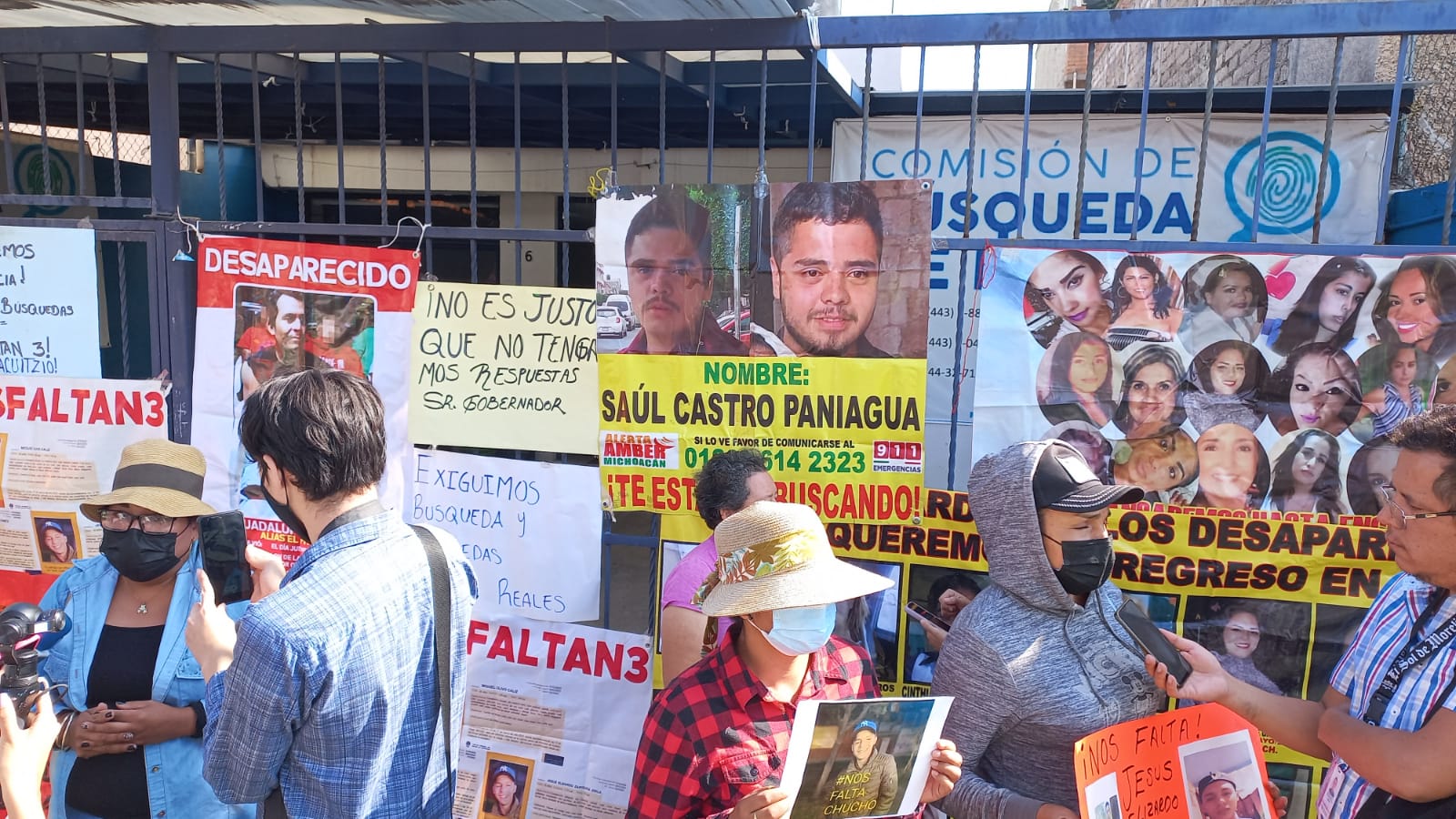 Se manifiestan familiares de desaparecidos por suspensión de búsqueda ...
