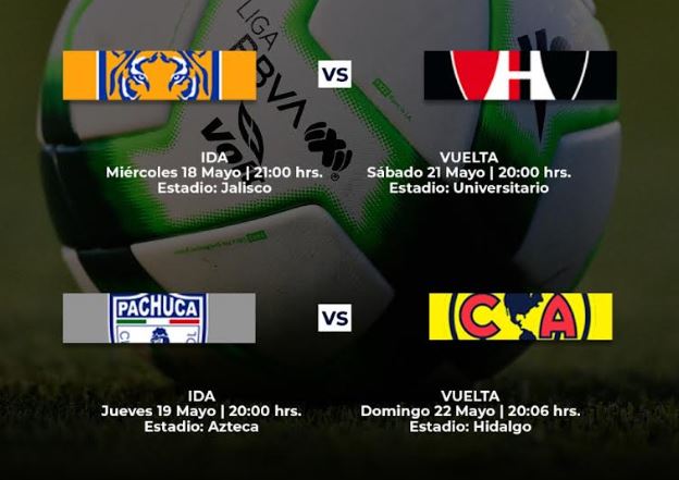 Definen fechas y horarios de las semifinales de la Liga Mx - Quadratín ...
