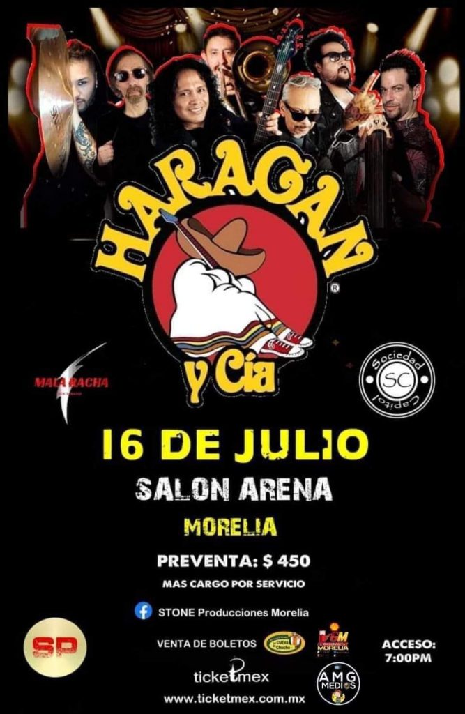Llegará El Haragán y Compañía a rockear en Morelia