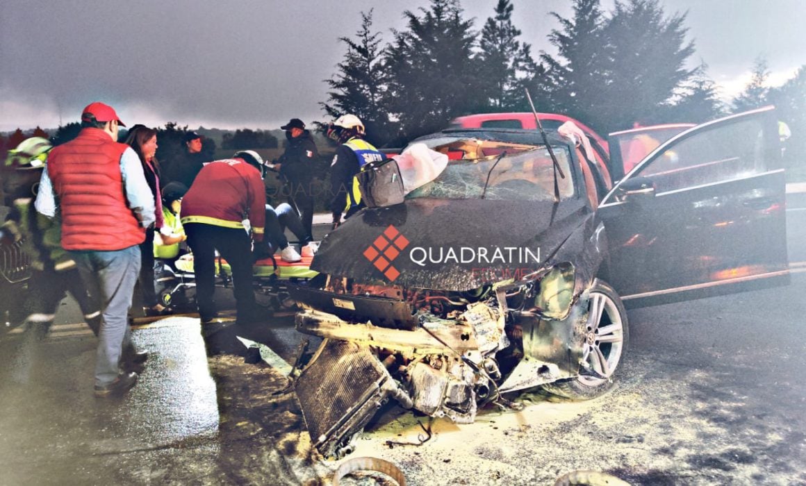 Choque frontal en la Toluca-Zitácuaro deja 2 muertos - Quadratín Michoacán