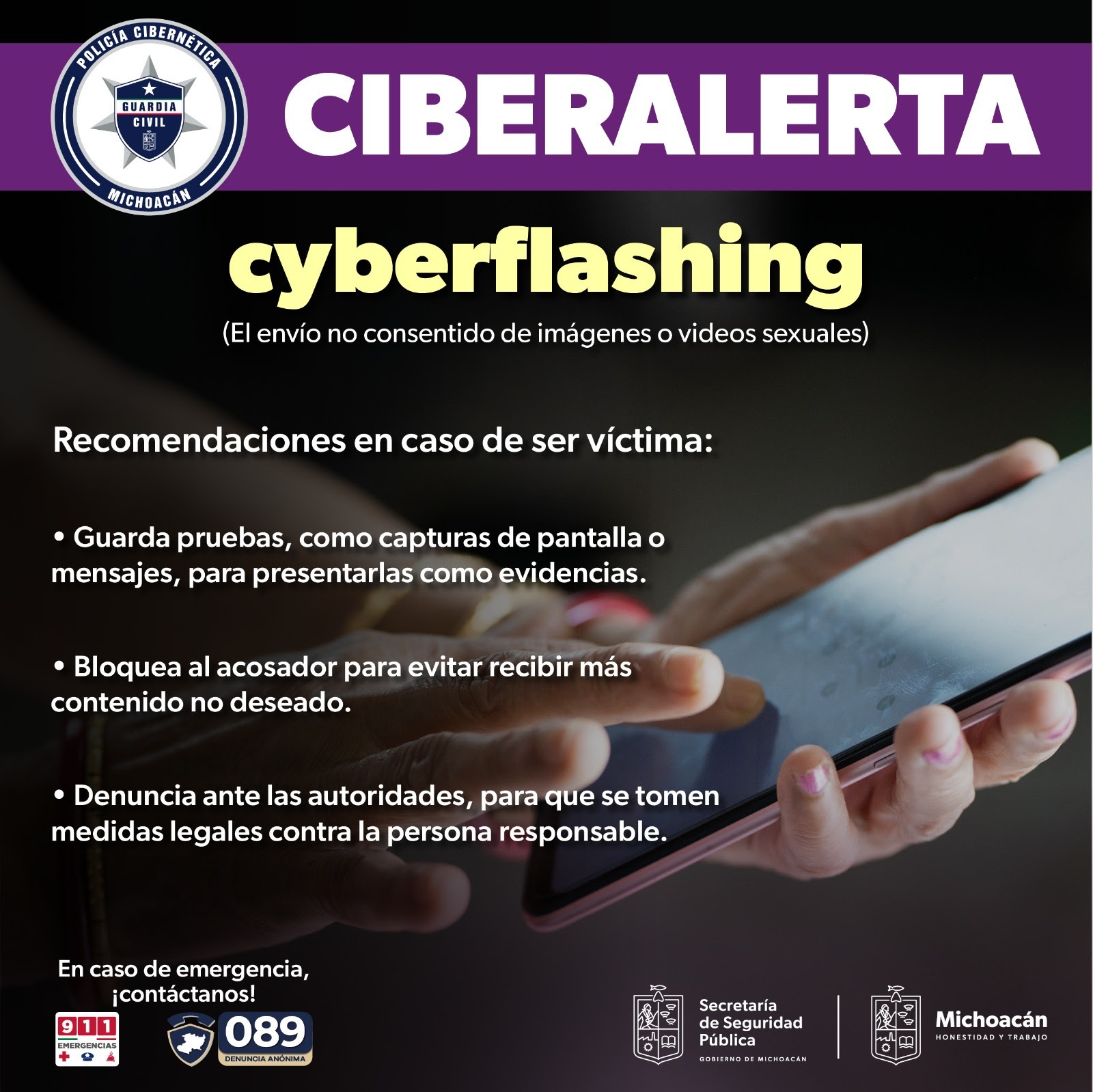 Alerta Guardia Civil por cyberflashing: envío no consentido de imágenes ...