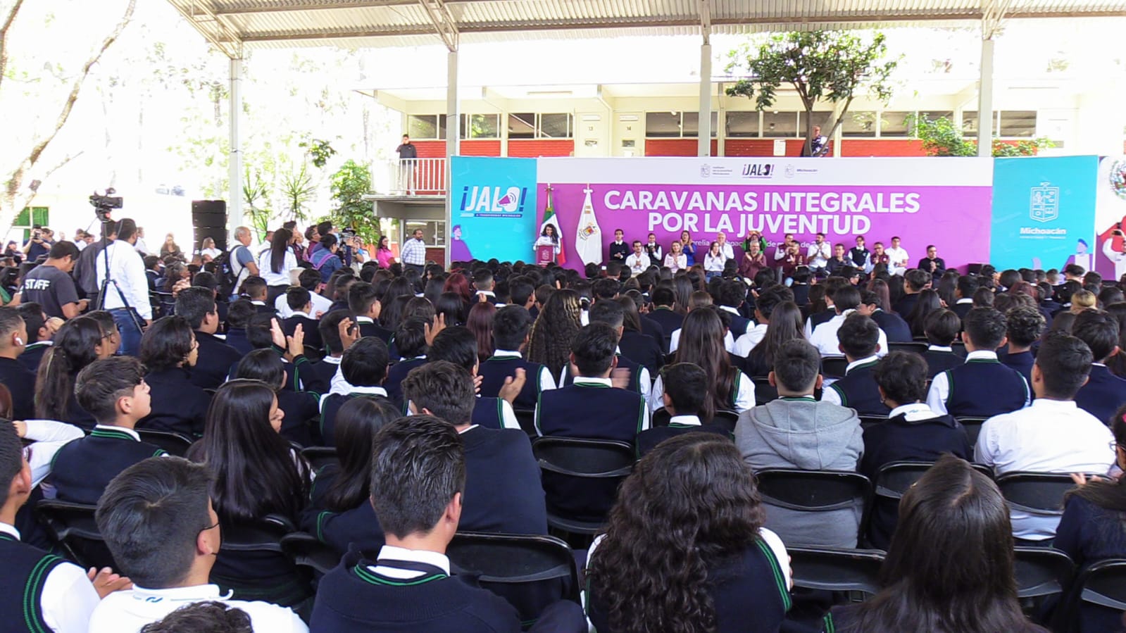 Arranca Ramírez Bedolla la caravana por la juventud en el Conalep 1 ...