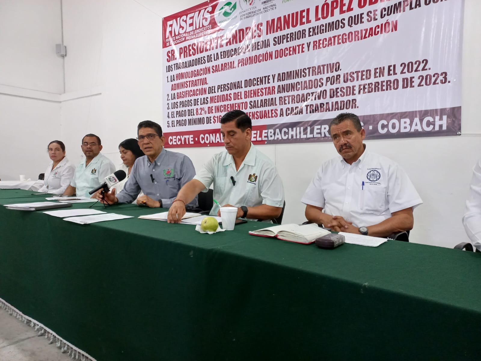 Amaga FNSEMS con paro de labores por falta de pagos - Quadratín Michoacán