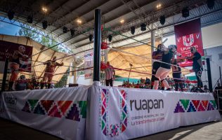lucha libre, uruapan,