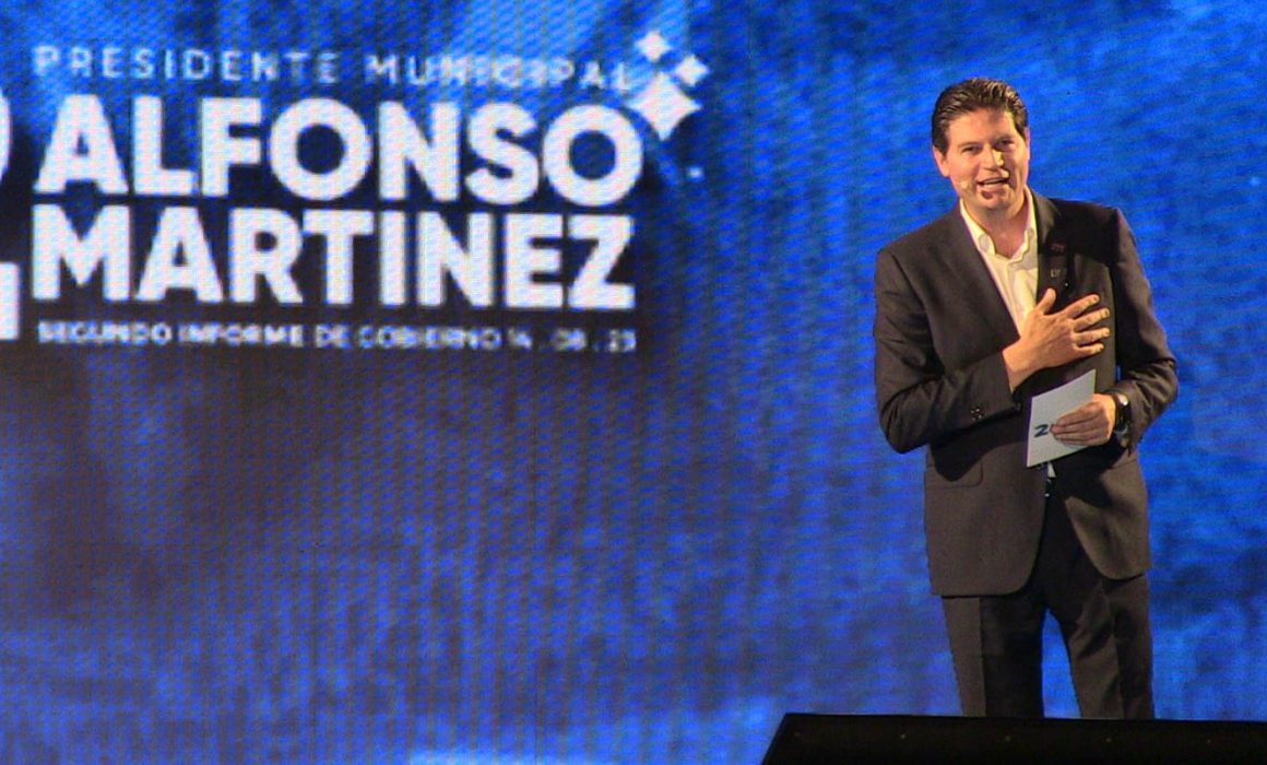 Presenta Alfonso Martínez su segundo Informe de Gobierno