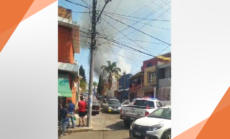 Se incendia una casa en la colonia Buenavista de Morelia