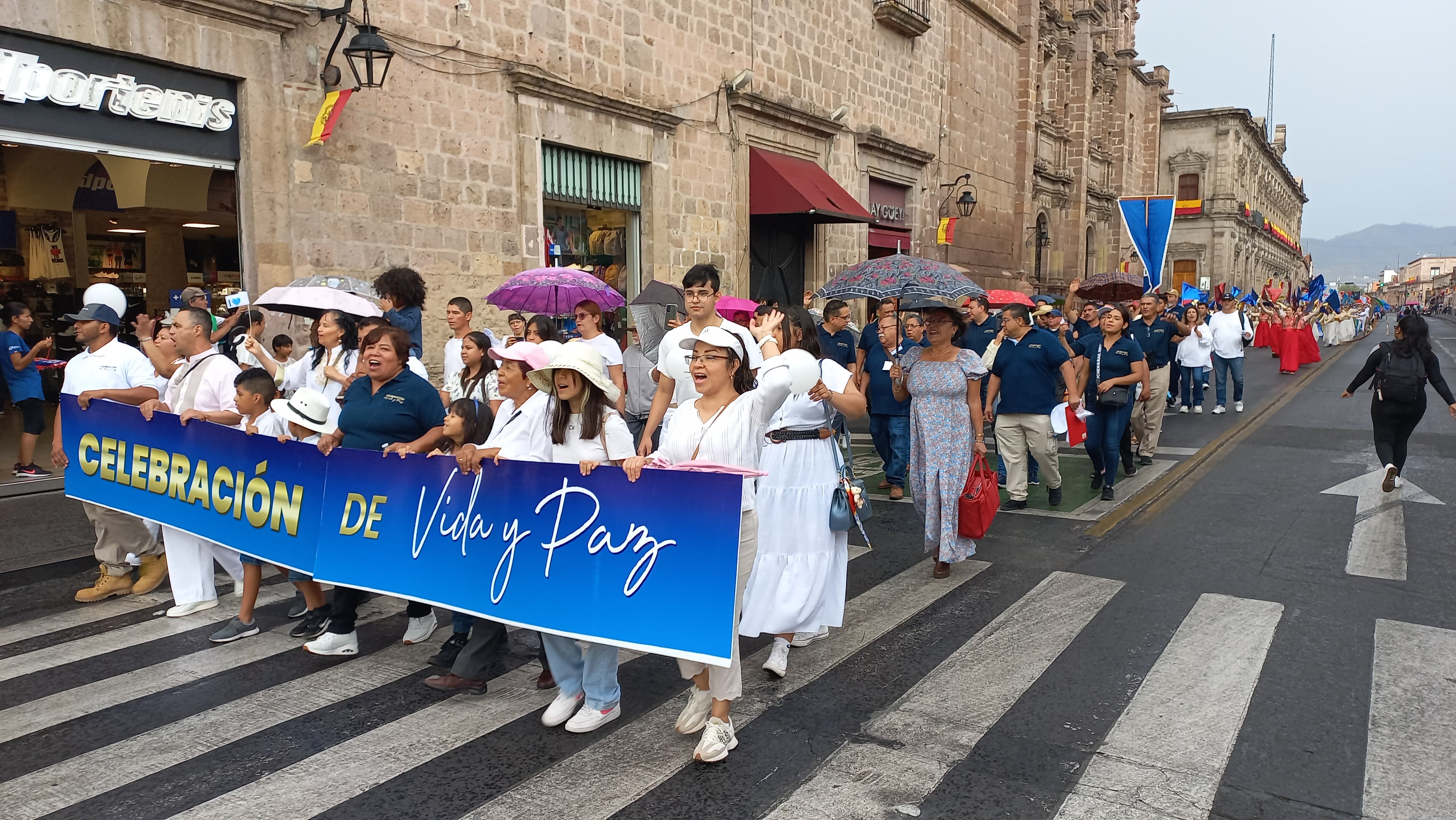 Realizan marcha por la paz en el centro de Morelia - Quadratín Michoacán