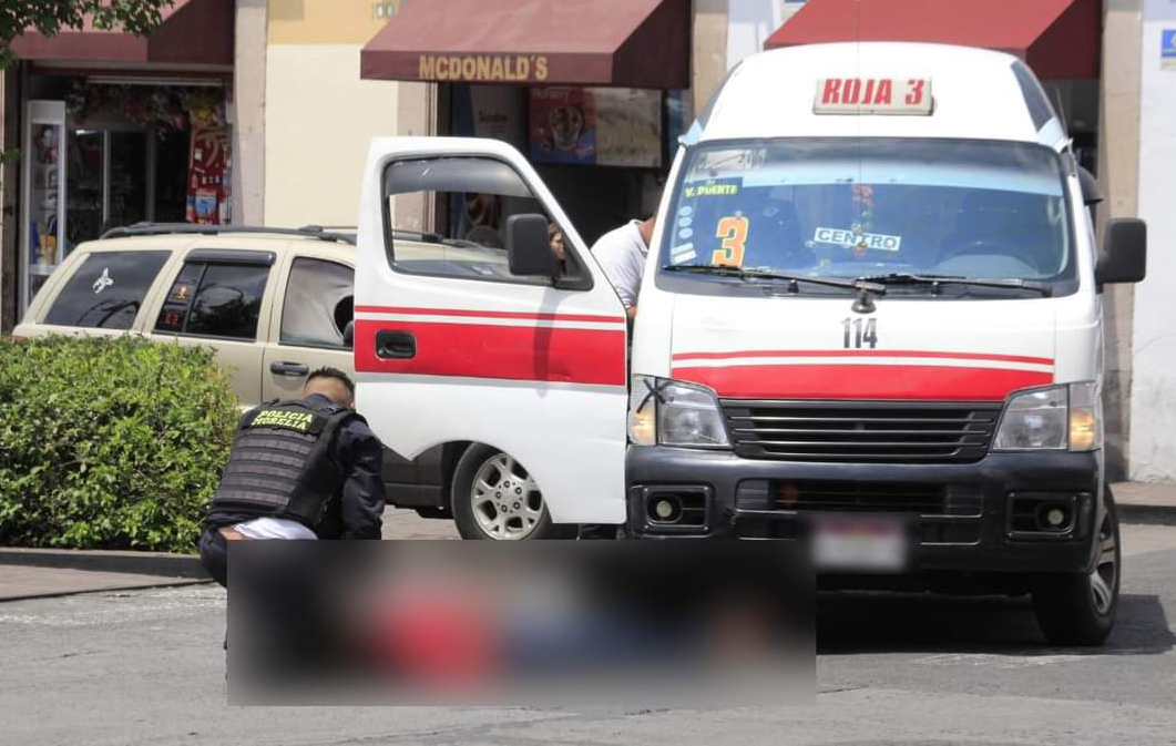 Atropella combi de la ruta Roja 3 a una mujer en el centro de Morelia ...