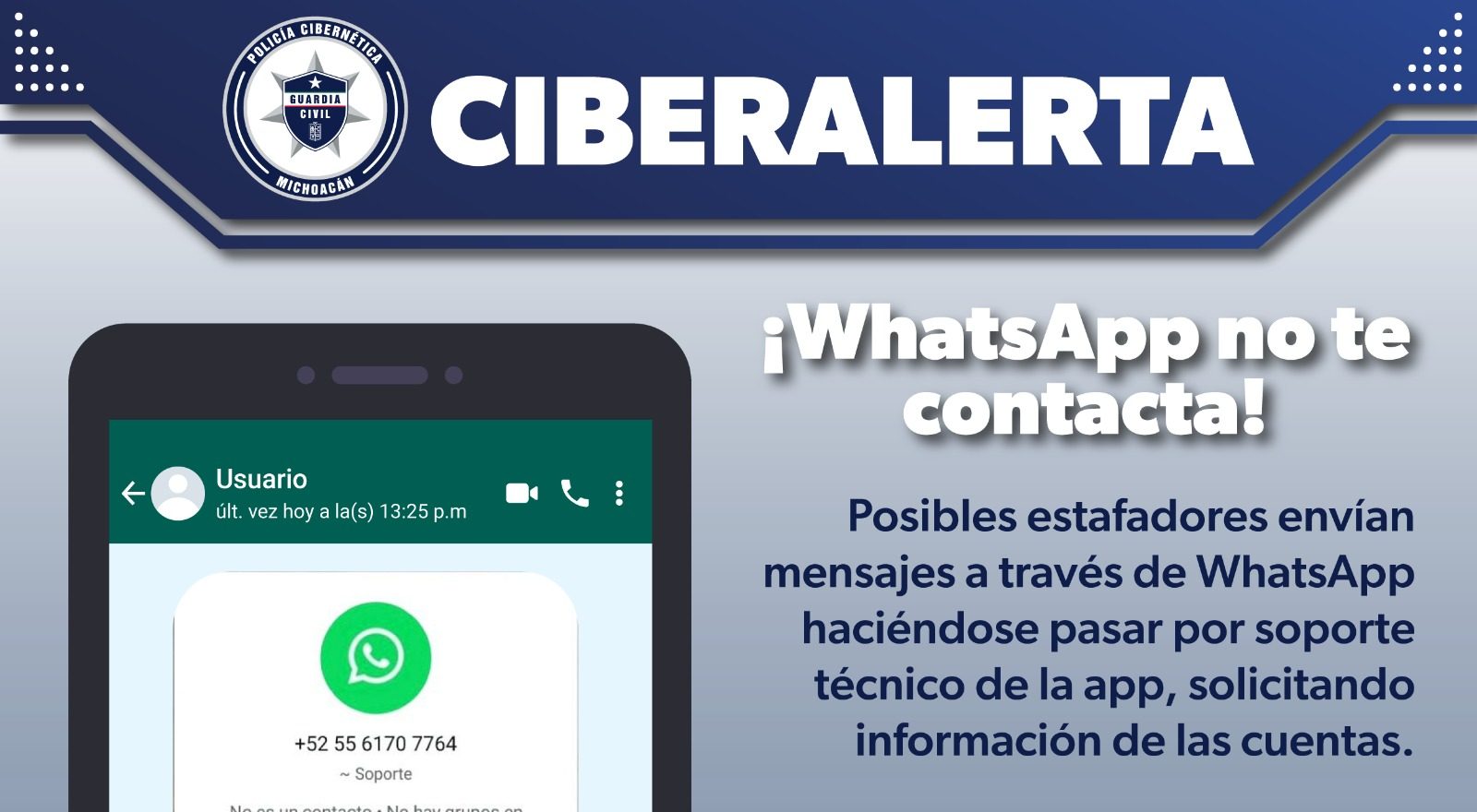 Emite SSP alertas por posibles fraudes en Whatsapp - Quadratín Michoacán