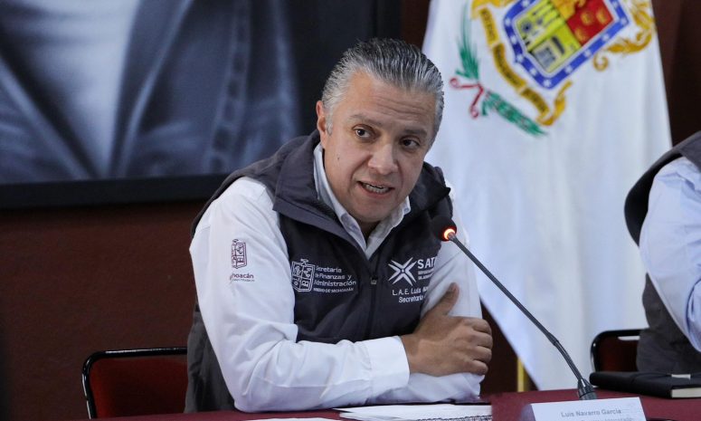 Dejará Luis Navarro Finanzas para buscar alcaldía de Morelia