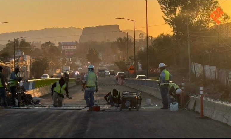 Este lunes, apertura sólo del paso superior de Villas del Pedregal