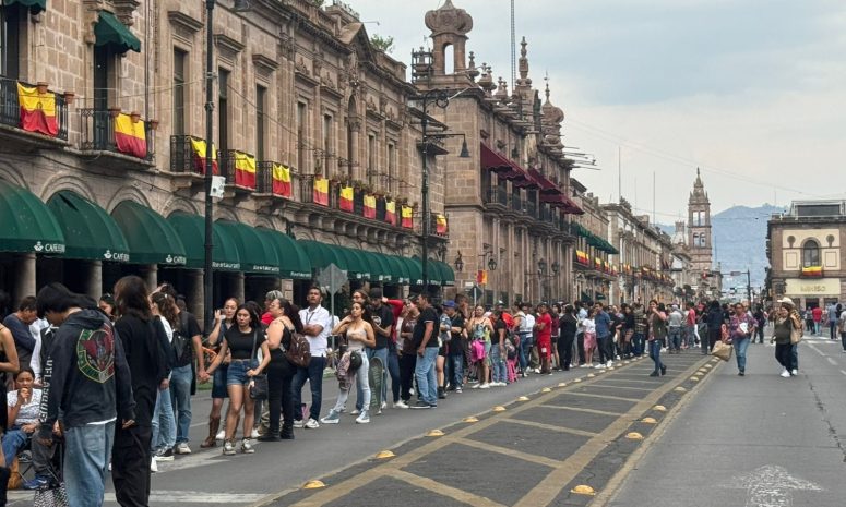 Todo listo para el concierto del 484 aniversario de Morelia en el centro