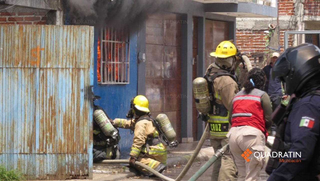 Se incendia vivienda en la colonia 19 de Marzo, Uruapan - Quadratín ...