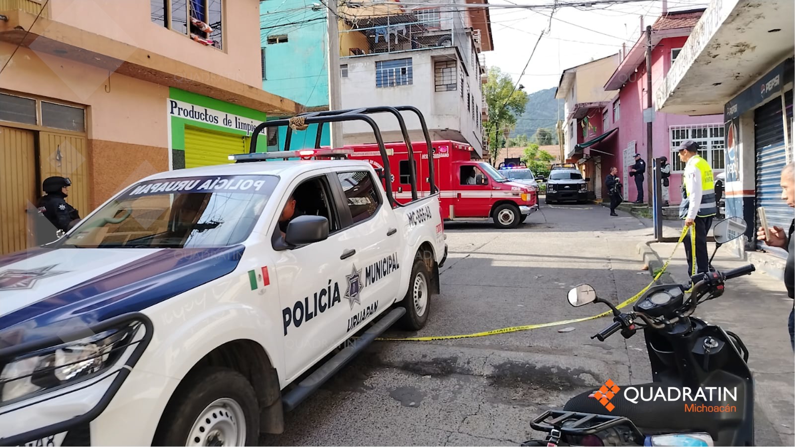 Ataque armado en Uruapan deja un muerto y 3 heridos - Quadratín Michoacán