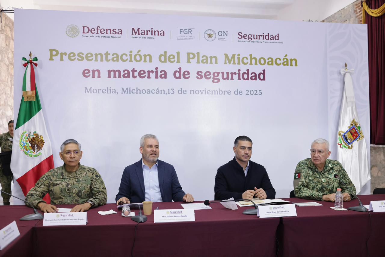 Refuerzan GobMich, Harfuch, Sedena y Semar coordinación en seguridad ...