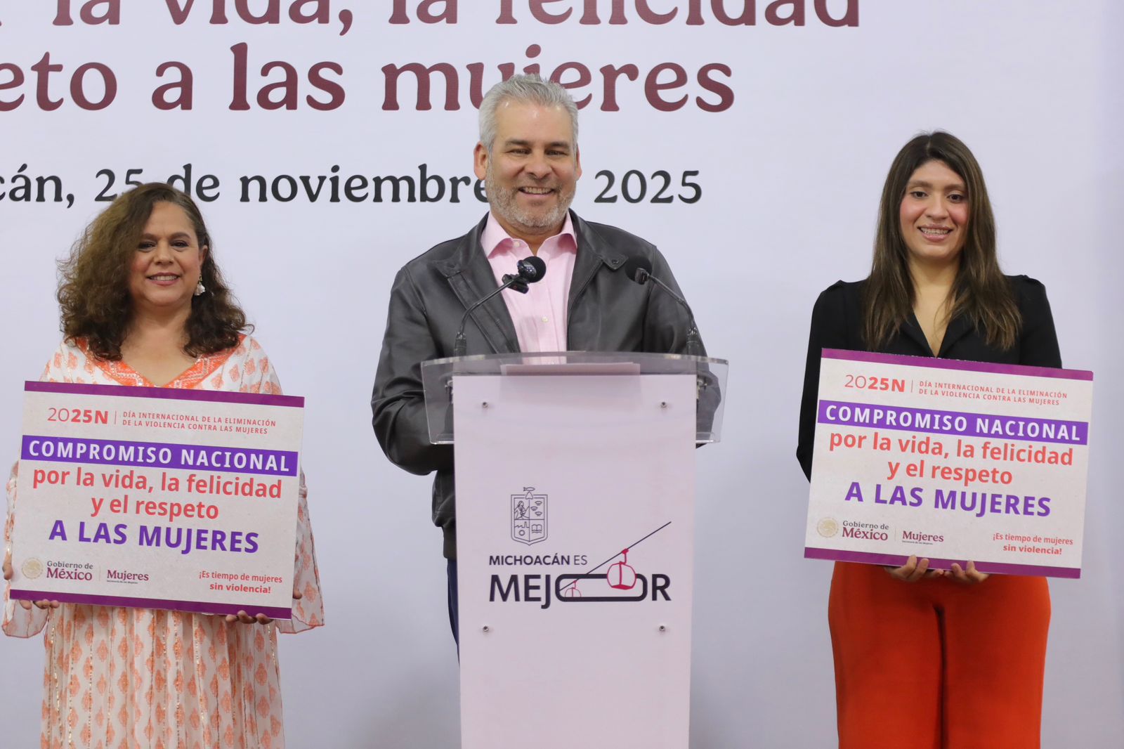 Michoacán se suma al compromiso nacional por el respeto a las mujeres ...
