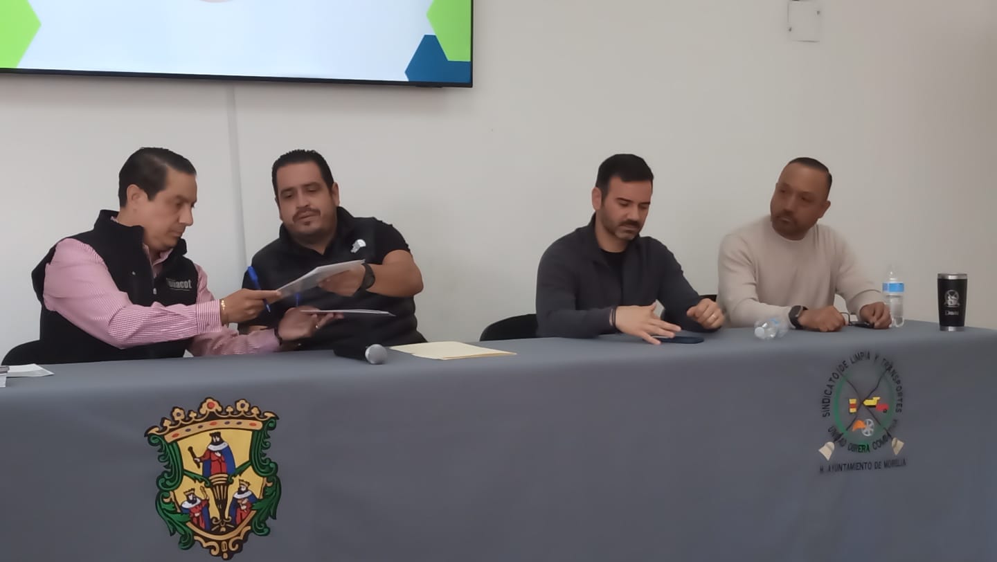 Firman convenio sindicato de limpia de Morelia y Fonacot pro créditos ...
