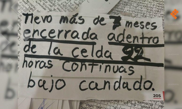 Denuncia Karla N que sigue segregada en penal de Apatzingán
