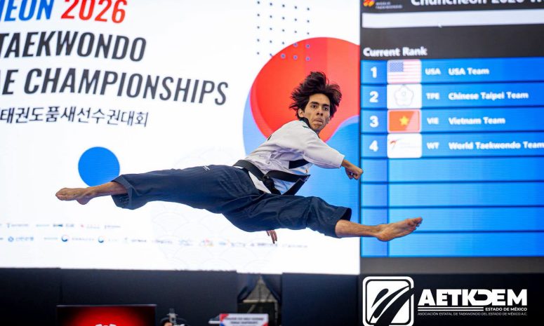 Se proclama taekwondoín michoacano campeón del mundo en Corea del Sur