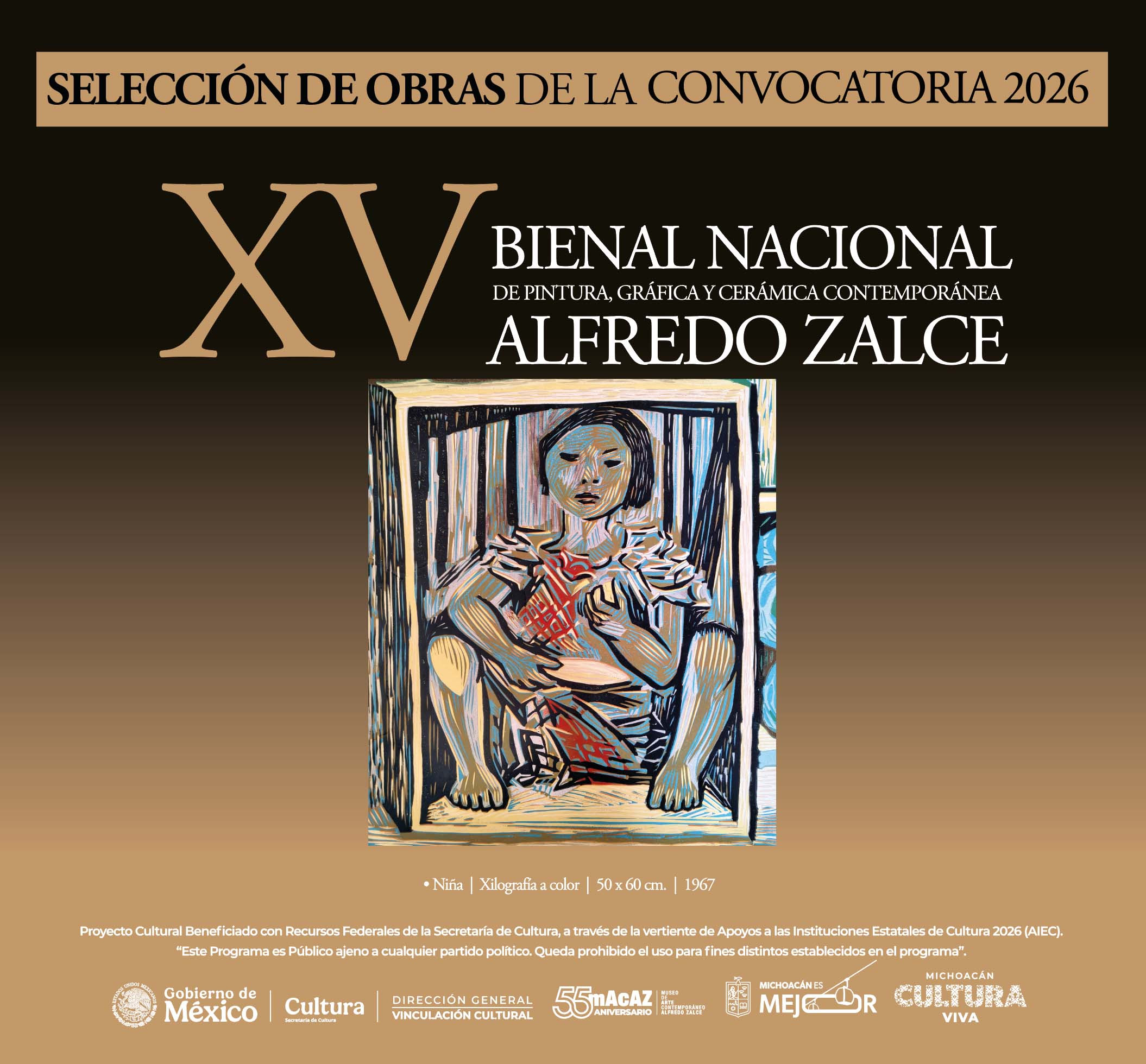Conoce las 90 obras seleccionadas de la Bienal Alfredo Zalce en