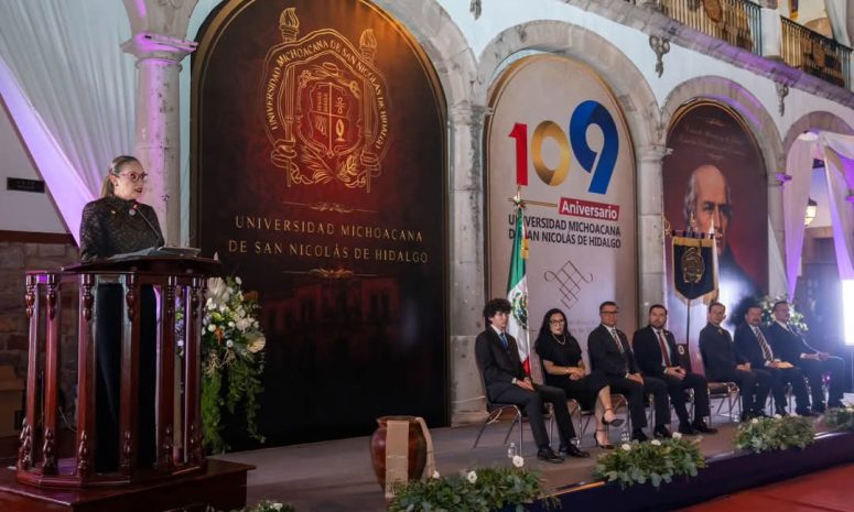 UMSNH, institución de persistencia a 109 años de historia: Yarabí Ávila