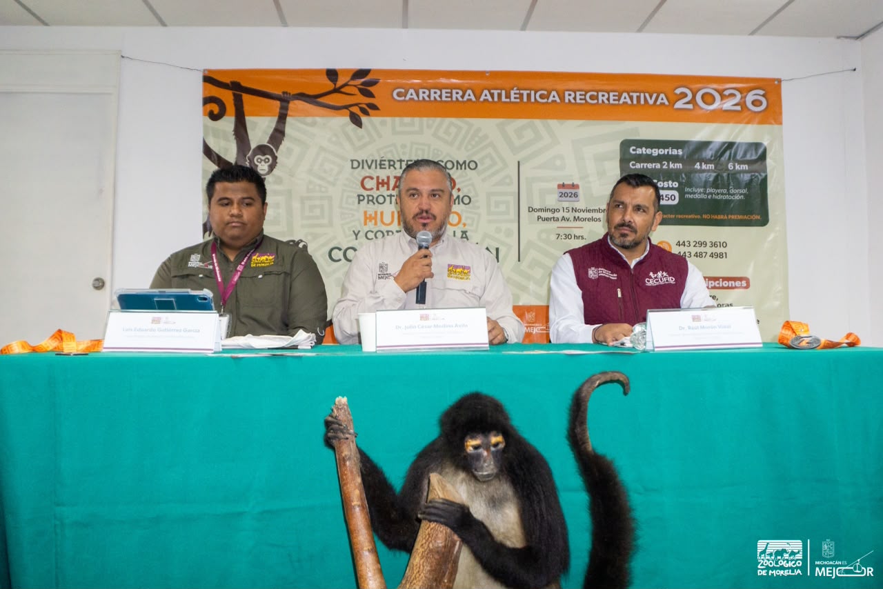 Llega la Carrera Atlética del Zoológico de Morelia por la conservación - Quadratín