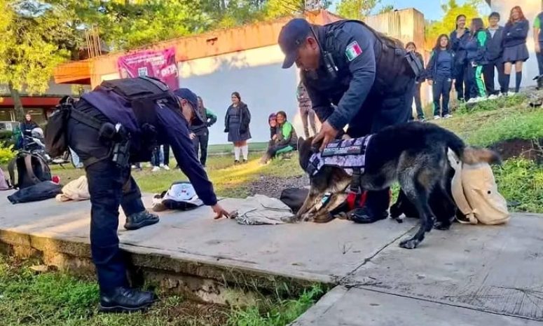 Movilizan a policías por presuntas amenazas en baños del Cecytem Uruapan